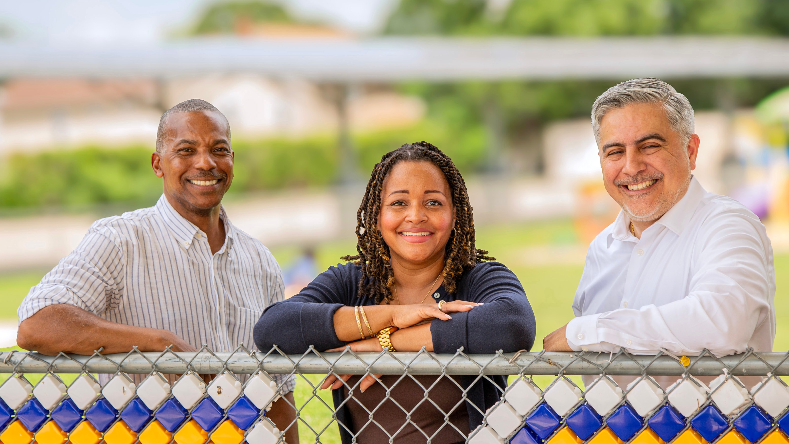 Team EFG candidates: Eric Rhea, Liza Fernandez, and Marcelo Venegas